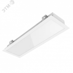 Светильник светодиодный ДВО-18Вт IP20 2000Лм 6500К G170 в гипсокартон 615*198*67мм Вартон