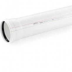 Труба канализационная RAUPIANO 50х1000 мм Труба канализационная RAUPIANO 50х1000 мм