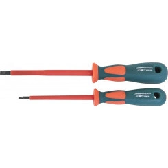 Отвертка стержневая шлицевая диэлектрическая, SL2,5х75 мм Отвертка стержневая шлицевая диэлектрическая, SL2,5х75 мм