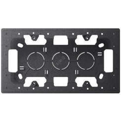 Коробка монтажная для накладного монтажа на 2 модуля, графит Коробка монтажная для накладного монтажа на 2 модуля, графит