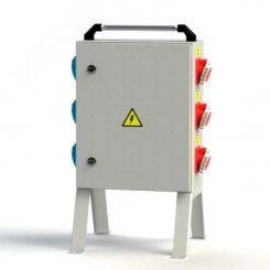 Щит механизации ЩМ-РУСП-100-6х1П-2х3П IP54 (ввод 100А с 1 УЗО, 6 розеток 1Р+N+РЕ 16A, 2 розетки 3Р+N