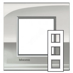 LL Рамка 2x3 модуля 71мм Палладий LL Рамка 2x3 модуля 71мм Палладий