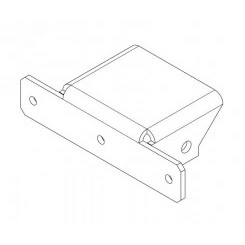 Накладка PERCo-MB-16.6 T-образная (секция - стена) Накладка PERCo-MB-16.6 T-образная (секция - стена)
