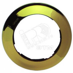 Рамка 4 поста, круг, S88, золото Рамка 4 поста, круг, S88, золото