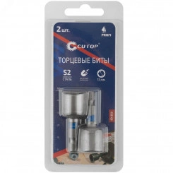 Набор бит с торцевыми магнитными головками 6 мм, 2 шт, CUTOP Profi, 48 мм Набор бит с торцевыми магнитными головками 6 мм, 2 шт, CUTOP Profi, 48 мм