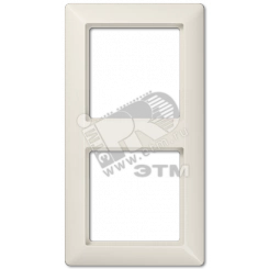 Рамка 2-я для горизонтальной/вертикальной установки Серия- AS550 Материал- термопласт Цвет- слоновая кость Рамка 2-я для горизонтальной/вертикальной установки Серия- AS550 Материал- термопласт Цвет- слоновая кость