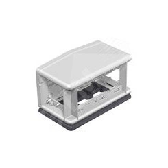 Напольный бокс Telitank 225x125x125 мм (полиамид, светло-серый)