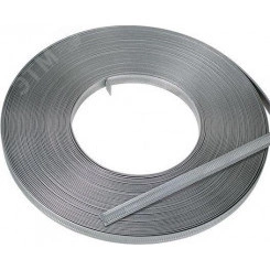 Хомут ленточный 12мм/0,7мм W2 нержавеющая сталь (30м) Хомут ленточный 12мм/0,7мм W2 нержавеющая сталь (30м)