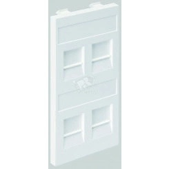 Connect Адаптер на 4 RJ45 CJ545U(FM) CJ546U(FM) шторки CIMA-модуль 52x108мм SC алюминий Connect Адаптер на 4 RJ45 CJ545U(FM) CJ546U(FM) шторки CIMA-модуль 52x108мм SC алюминий