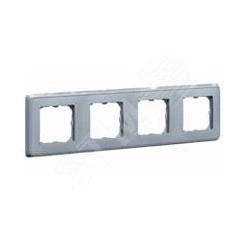CARIVA Рамка 5 постов жемчужно-серая CARIVA Рамка 5 постов жемчужно-серая