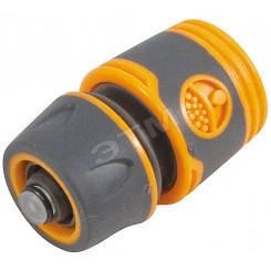 Соединитель двухкомпонентный с автостопом 1/2 Соединитель двухкомпонентный с автостопом 1/2