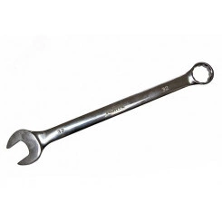 Ключ гаечный комбинированный удлиненный 32х32 хромированный L:424 мм