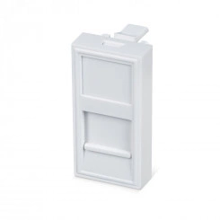 Вставка 45x22,5 (Mosaic) для 1 модуля формата Keystone Jack Вставка 45x22,5 (Mosaic) для 1 модуля формата Keystone Jack