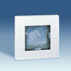 Рамка 1- местная, Scudo, белый Рамка 1- местная, Scudo, белый