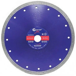 Диск отрезной алмазный сверхтонкий, турбо-сегмент CUTOP, 230 x 3.0 x 8.0 x 22.2 мм