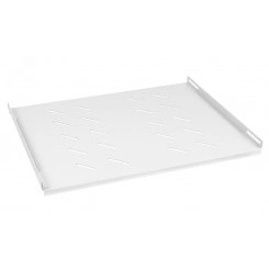 Полка 19' перфорированная глубиной 400 мм для напольных и настенных шкафов глубиной 600 мм, усиленная до 100кг