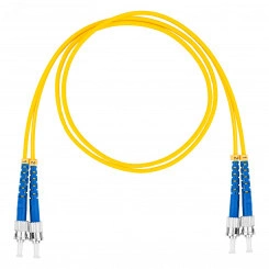 Шнур оптический коммутационный (патч-корд), ST-ST, дуплекс (duplex) OS2, нг(А)-HF, желтый, 7,0 м Шнур оптический коммутационный (патч-корд), ST-ST, дуплекс (duplex) OS2, нг(А)-HF, желтый, 7,0 м