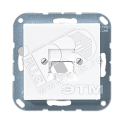 Крышка для модульных гнезд AMP 3 белая Крышка для модульных гнезд AMP 3 белая