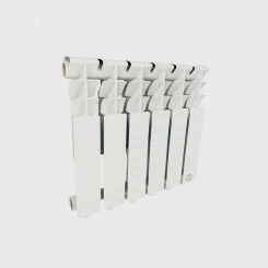 Радиатор алюминиевый AL 350 12 секций RAL 9016 (белый) Радиатор алюминиевый AL 350 12 секций RAL 9016 (белый)