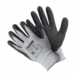 Перчатки ''Сверхвысокая защита от порезов'', со стекловолокном, текстурированное латексное покрытие, в и/у, 10(XL)