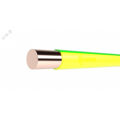 Провод силовой ПуВнг(A)-LSLTx 1х1.5 зелено-желтый ТРТ С