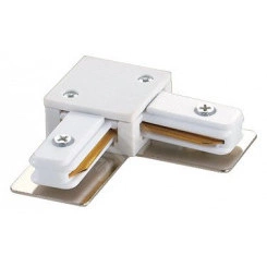 Соединитель для шинопроводов L-образный Однофазный  белый UBX-Q121 K21 WHITE 1 POLYBAG