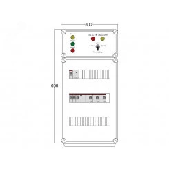 Щит управления электрообогревом DEVIBOX HR 3x1700 D330 (в комплекте с терморегулятором и датчиком температуры) Щит управления электрообогревом DEVIBOX HR 3x1700 D330 (в комплекте с терморегулятором и датчиком температуры)