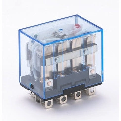 Реле промежуточное 4 контакта с индикацией LED 10А 24В AC ПР-102