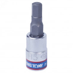 Насадка (бита) торцевая 1/4', HEX, 5 мм, L = 37 мм