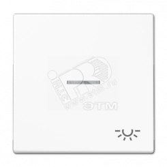 Клавиша для выключателя с подсветкой белая Клавиша для выключателя с подсветкой белая