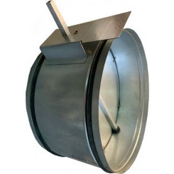 Заслонка воздушная Z-250 с площадкой под привод Заслонка воздушная Z-250 с площадкой под привод