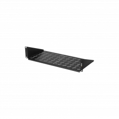 Полка фронтальная TLK 19д 2U глубиной 200мм крепеж в комплекте черная