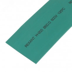 Термоусаживаемая трубка 60,0 30,0 мм, зеленая, упаковка 10 шт. по 1 м