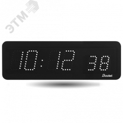 Часы цифровые STYLE II 7S (часы/минуты/секунды), высота цифр 7 см, белый цвет, AFNOR, 230В
