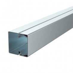 Металлический кабель-канал LKM 30x30x2000 мм (мини-канал), сталь оцинкованная Металлический кабель-канал LKM 30x30x2000 мм (мини-канал), сталь оцинкованная