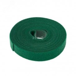 лента-липучка многоразовая 5 м х 20 мм, зеленая (1 шт.) лента-липучка многоразовая 5 м х 20 мм, зеленая (1 шт.)