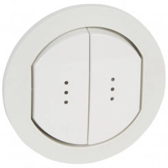 Клавиша выключателя двойная с подсветкой IP44 Клавиша выключателя двойная с подсветкой IP44