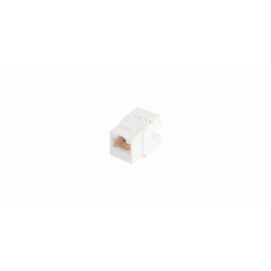 Модуль Keystone, Кат.5e, RJ45/8P8C, 180 градусов, неэкран., белый Модуль Keystone, Кат.5e, RJ45/8P8C, 180 градусов, неэкран., белый