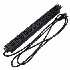 Блок розеток SHE19-12IEC-2.5EU для 19д шкафовгоризонтальный12xIEC 320 C13(10A) Блок розеток SHE19-12IEC-2.5EU для 19д шкафовгоризонтальный12xIEC 320 C13(10A)