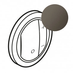 Celiane Лицевая панель светорегулятора 067080/82/83 графит Celiane Лицевая панель светорегулятора 067080/82/83 графит