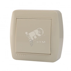 Демет Выключатель проходной крем Демет Выключатель проходной крем