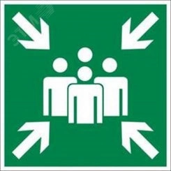 Пиктограмма ПЭУ 021 Место сбора, тип Е21 (250x250) K 300