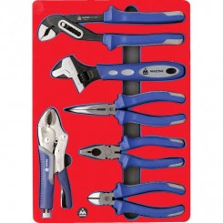 Набор пассатижей и бокорезов ложемент 6 предметов Набор пассатижей и бокорезов ложемент 6 предметов