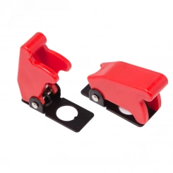 Защитная крышка для тумблеров типа KN и ASW  красная  REXANT