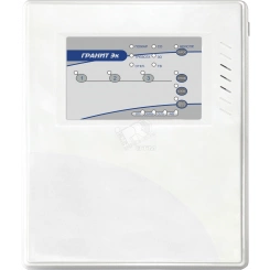 Прибор приемно-контрольный охранно-пожарный 3 ШС 4ПЦН 4.5Ач/7Ач ППКОП Гранит-3 Эк