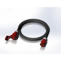 Удлинитель кабельный CEE32A/5P - CEE32A/5P IP44 XTREM H07RN-F 5G6 10м.