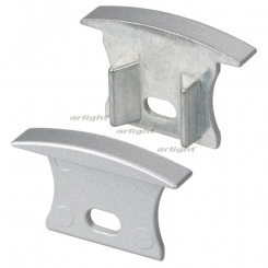 Заглушка ALU-SLIM-H15-F с отверстием (ARL, Металл)