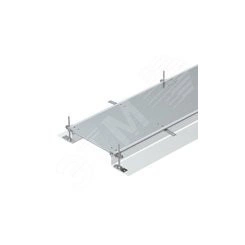 Секция кабельного канала OKA-G глухая, с фиксаторами 2400x200x140 мм (сталь) Секция кабельного канала OKA-G глухая, с фиксаторами 2400x200x140 мм (сталь)