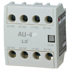 Дополнительный контакт UA-4 3NO+1NC, фронтальный, для контакторов Meatsol MC-185a~800a