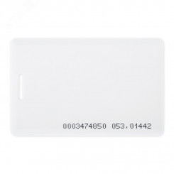 Электронный ключ  карта с прорезью  125KHz формат EM Marin